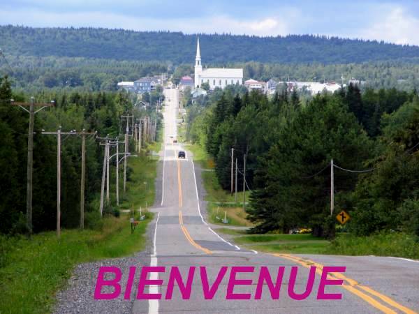 Belle photo prise sur la route nord du village (42 Ko)