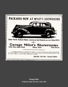 Garage Milot 1936